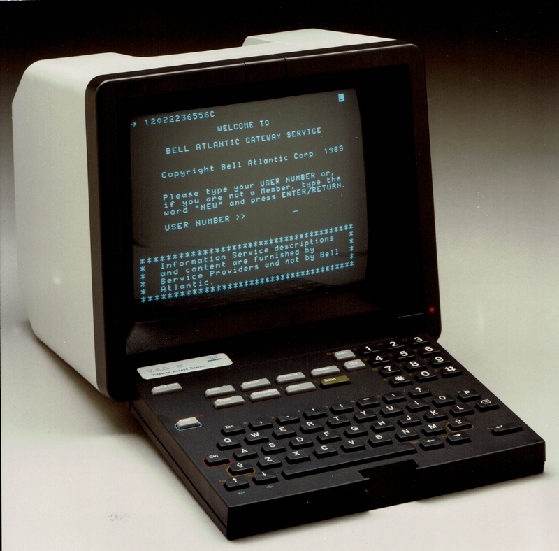 Gamme EXPORT: Le Minitel 2 aux US